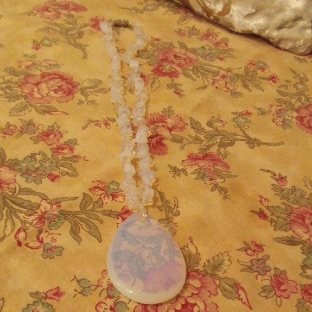 Elegant Opal Pendant Necklace